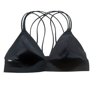 PINK Victoria's Secret Black Strappy Bralette